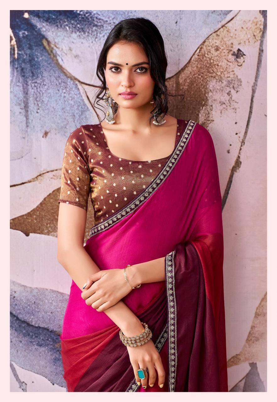 Stavan celebrities chiffon Saree Wholesalers in Mumbai